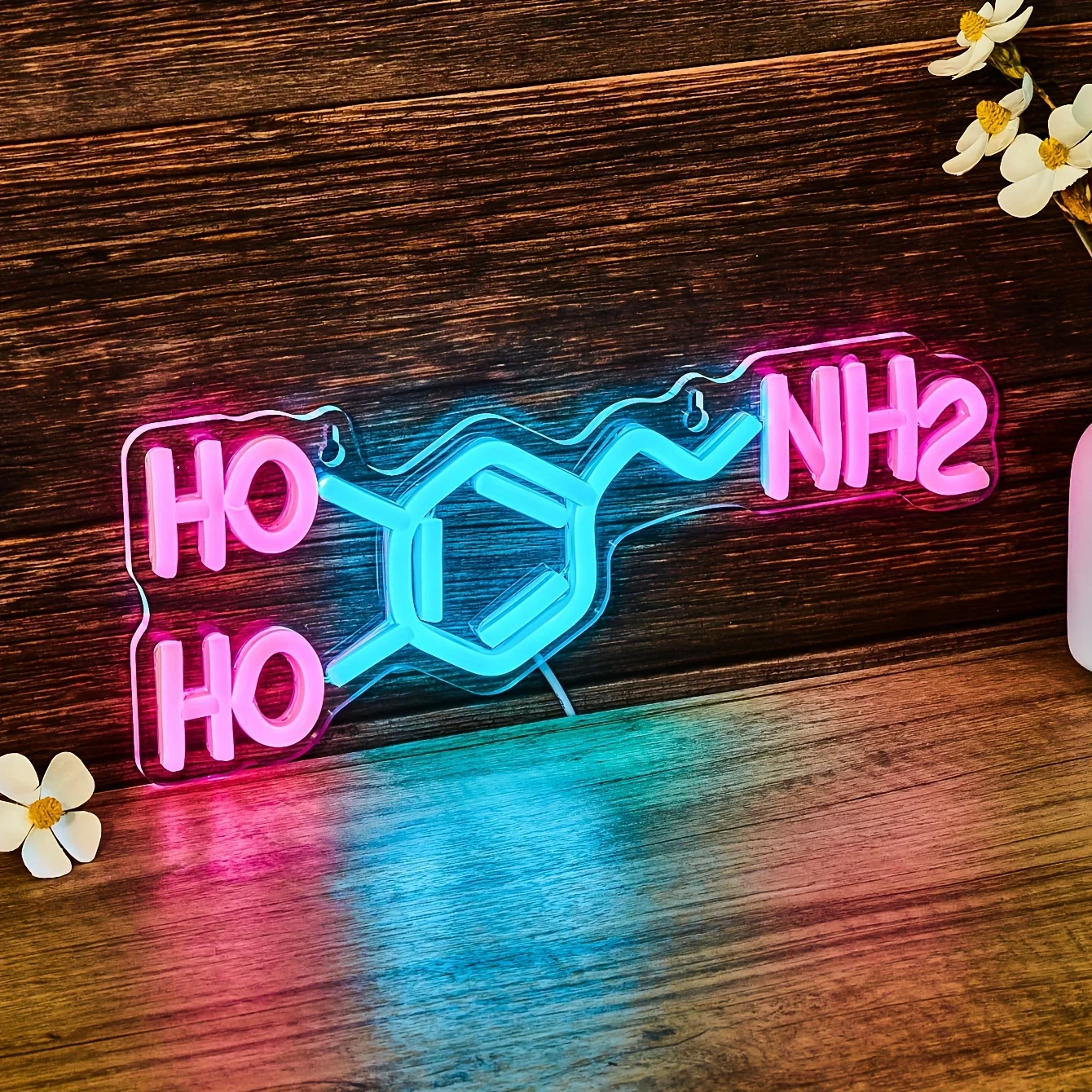 Vibrant Dopamine Symbol LED Neon Light-Wall Art for Parties, Bedrooms & Game Rooms - Sports Festival Gift, Energy-Saving,Durable view 4