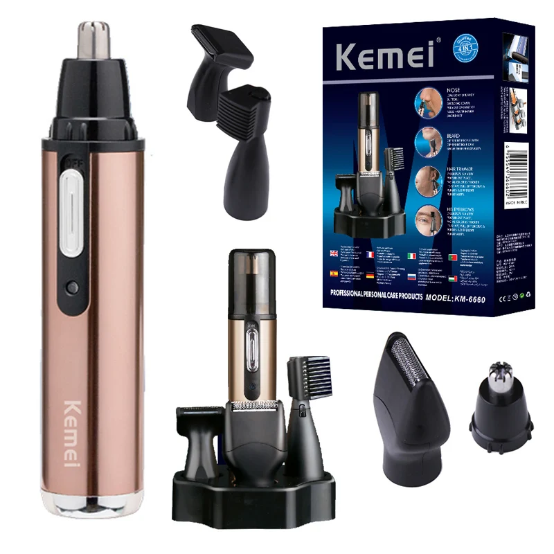 all in one rechargeable nose trimmer beard trimer for men ear cleaning eyebrow nose hair trimmer for nose and ear machine