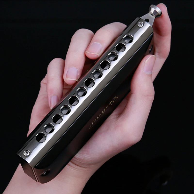 JDR EVO-0648S Chromatic Harmonica C Key 12-Hole 48 Tones Armonica Chromatic Mouth Organ Harp Professional Musical Instruments