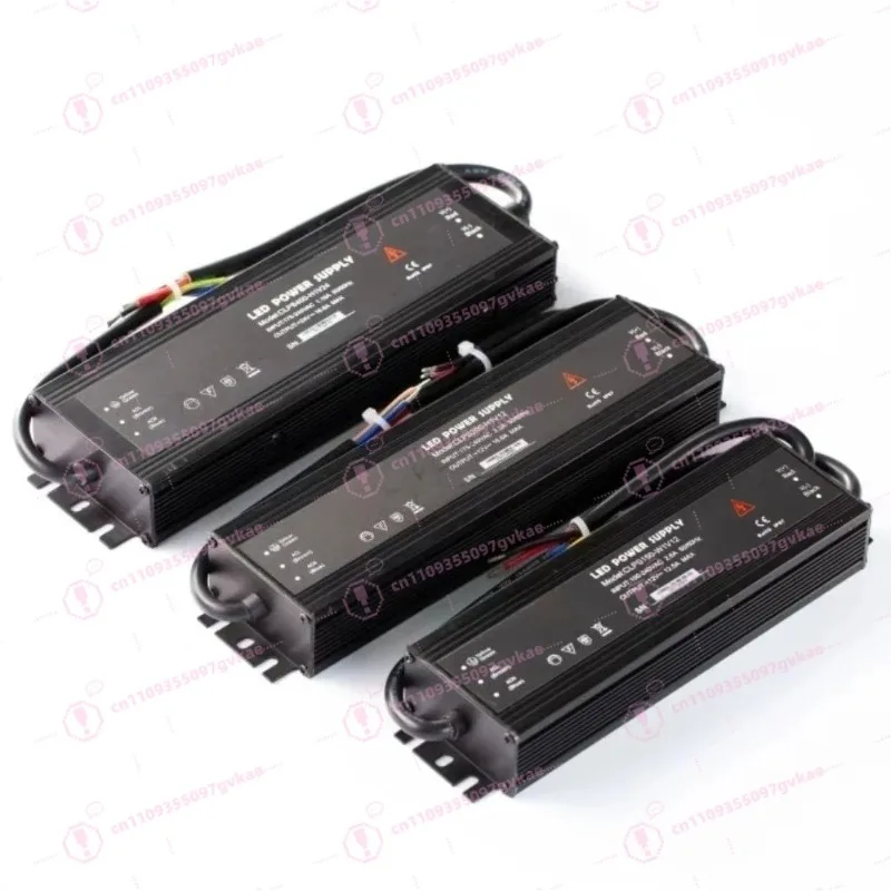 

Outdoor Ultra Thin Black SMPS Power Constant Voltage LED Strip Driver 12v 24v AC To DC CCTV Switch