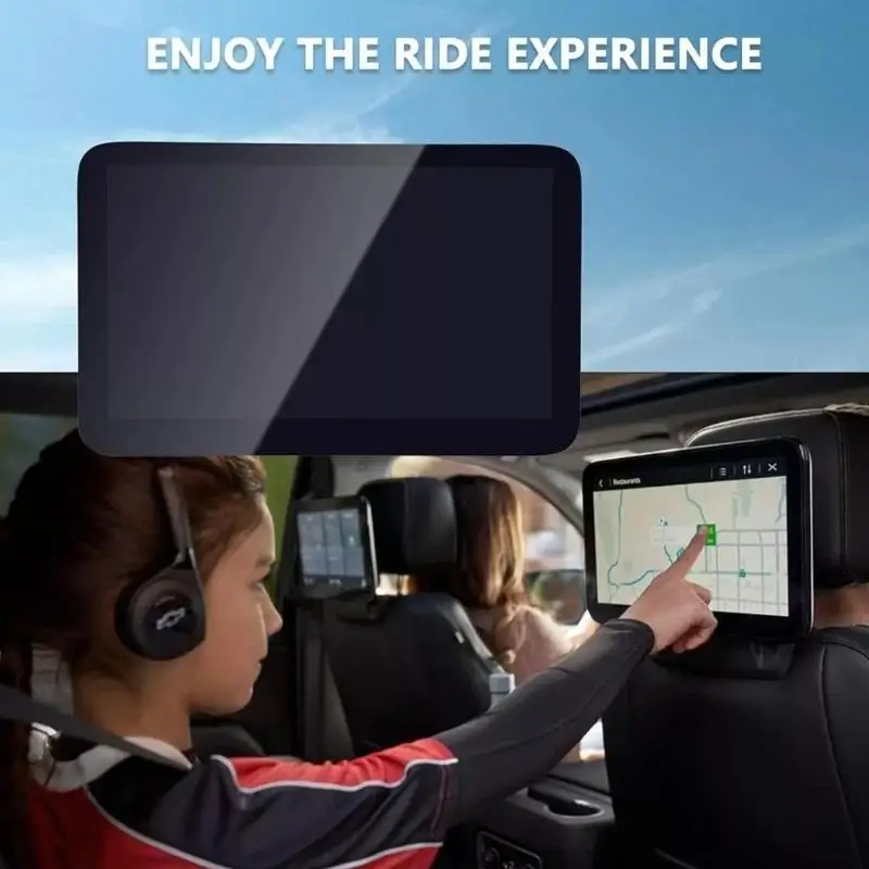 85100043 85157661 58157877 86786028 87866825 12.6 Inch High Definition Headrest Monitor Supports Split Screen Function