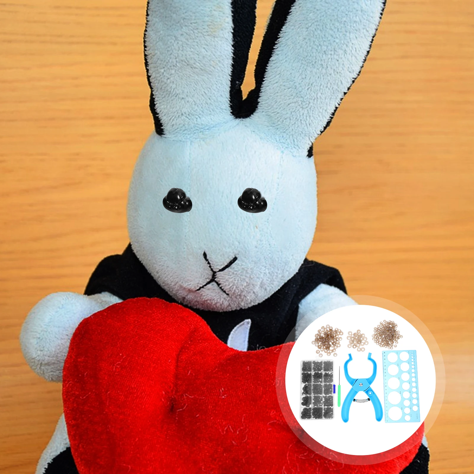 

Инструмент для глаз Глаза для поделок Кнопка в форме глаза Вязаная крючком игрушка Металлическая защелка Безопасные плоскогубцы