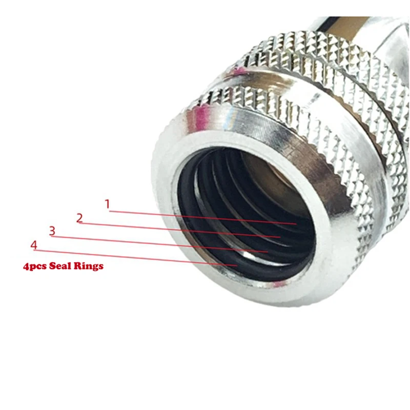 2 шт., комплект фитингов для жестких трубок для OD14 мм ID10 мм, акриловый PETG, жесткий компрессионный разъем для системы водяного охлаждения компьютера