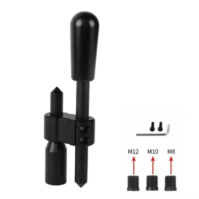 Hot Mechanical Texture High Quality Universal Car Aluminum H Type Shift Knob Extension Adjustable Extender Gear Shifter