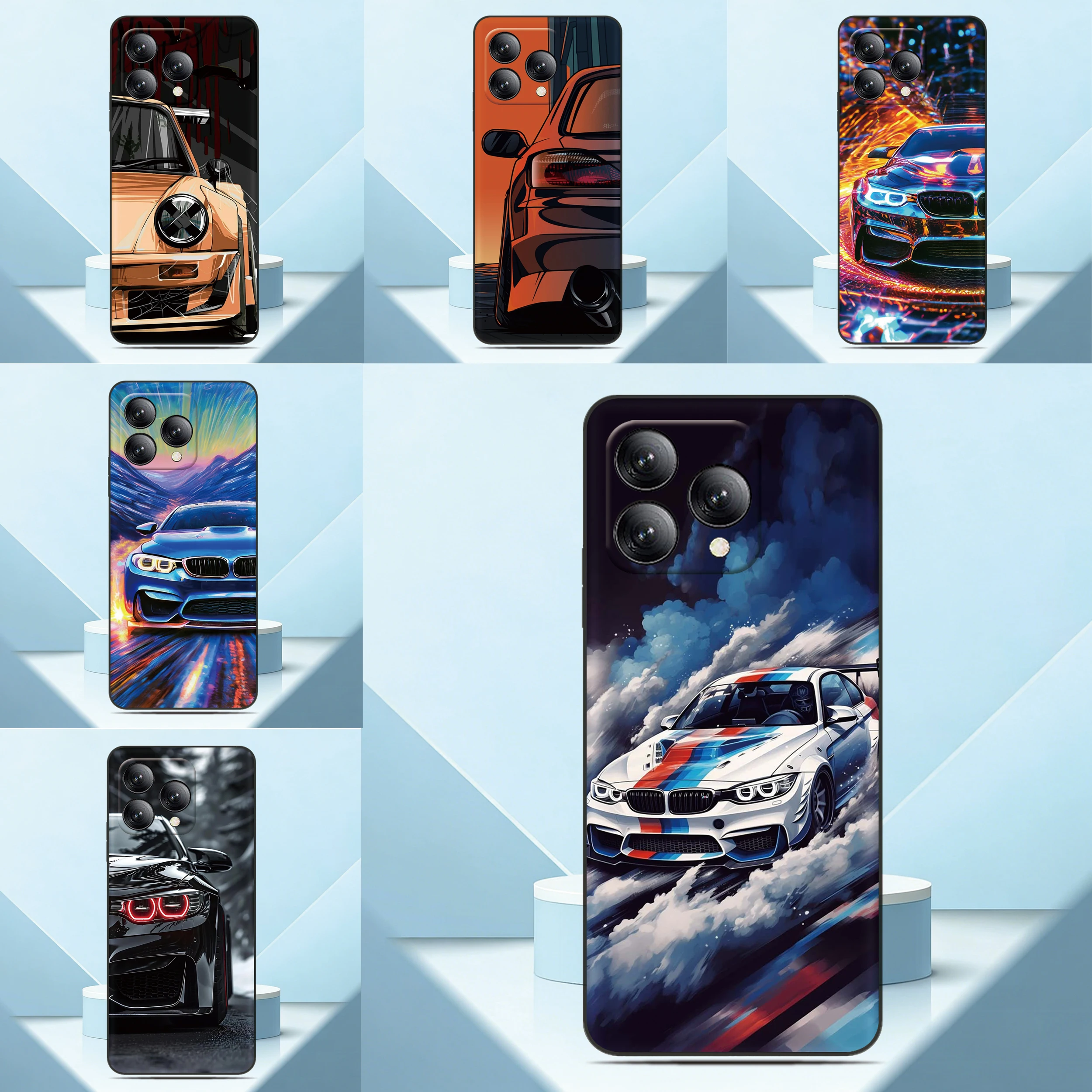 Car Sticker Soft Phone Case For Doogee Note 56X 56 58 N55 N60 59 Pro Plus DIY Personalized Custom Picture Image Back Cover