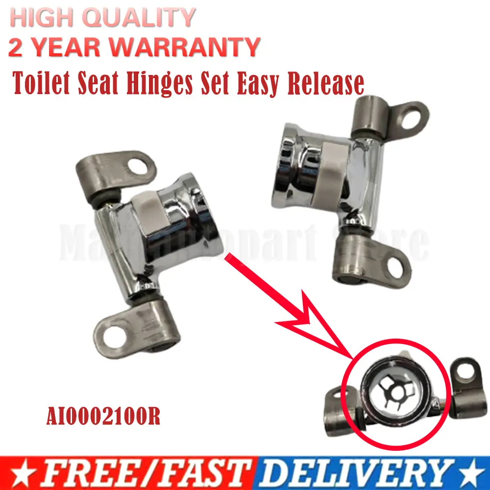 AI0002100R Toilet Seat Hinges Set Easy Release for ROCA Dama Giralda Senso Car Accessories