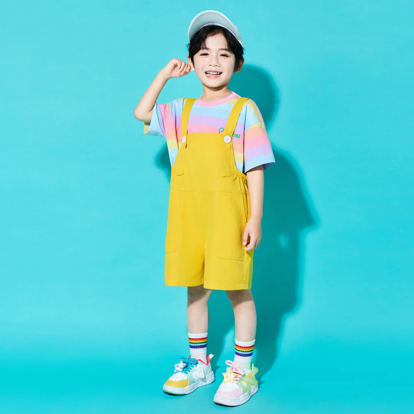 Kindergarten Primary School Cheer Performance Suits Kids Fashion Dance Class Uniform Sports Meeting Chorus Clothes