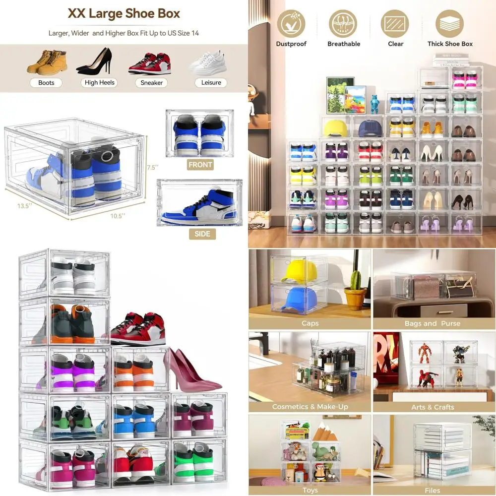 9-Pack Clear Thick … - image