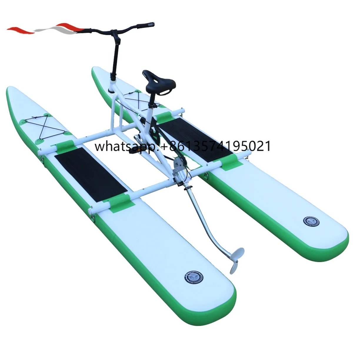

Aquatic Exercise Aluminium Water Inflatable Bike Paddle In-Stock Inflatable Water Amusement Facility Used Water Bike