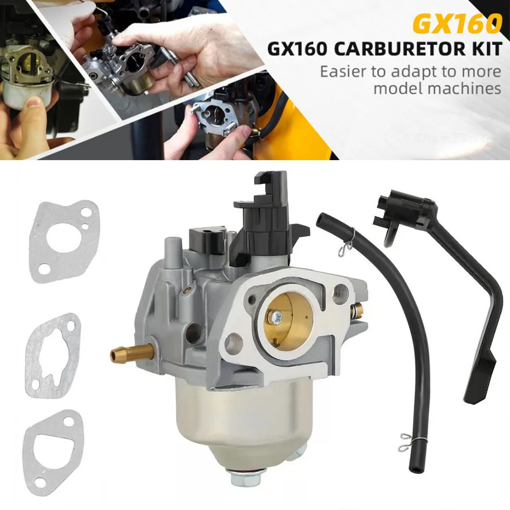 

Carburetor Carb for Honda GX160 GX168F GX200 5.5HP 6.5HP + Fuel Pipe Gasket Engine Motor Kit Car Accessories