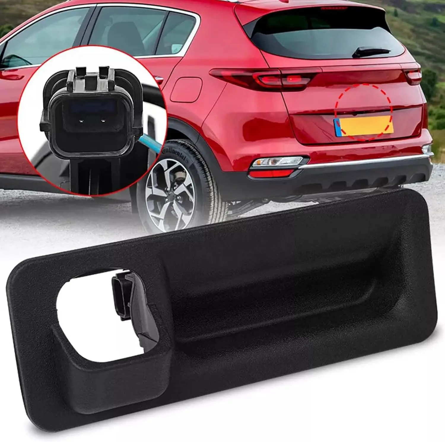 81260-D9010 Außengriff für Kofferraumdeckel für Kia Sportage 2016 2017 2018 2019 Kofferraumöffner Hecktürgriff Heckklappen-Schalter