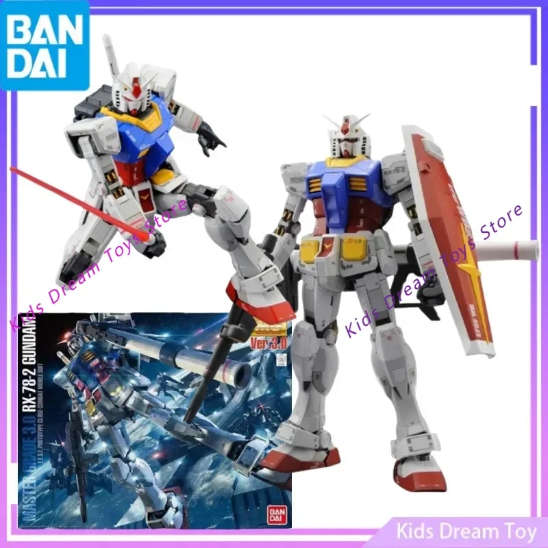 

Bandai in Stock Original MG 1/100 GUNDAM Anime Figures MASTER GRADE 3.0 RX-78-2 GUNDAM Action Figures PVC Collectible Model Toys