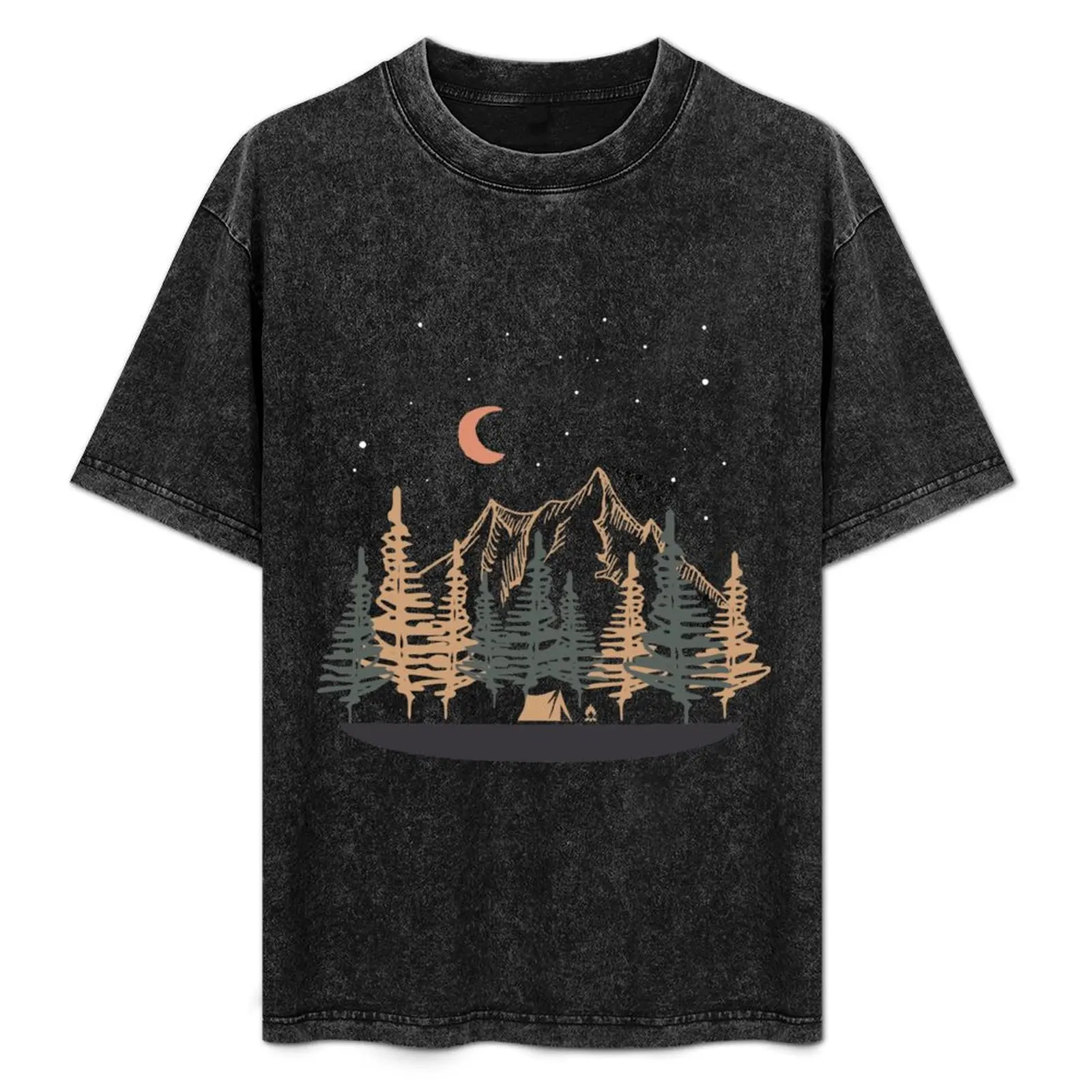 

Tents under stars T-Shirt Outdoor Working T-Shirt