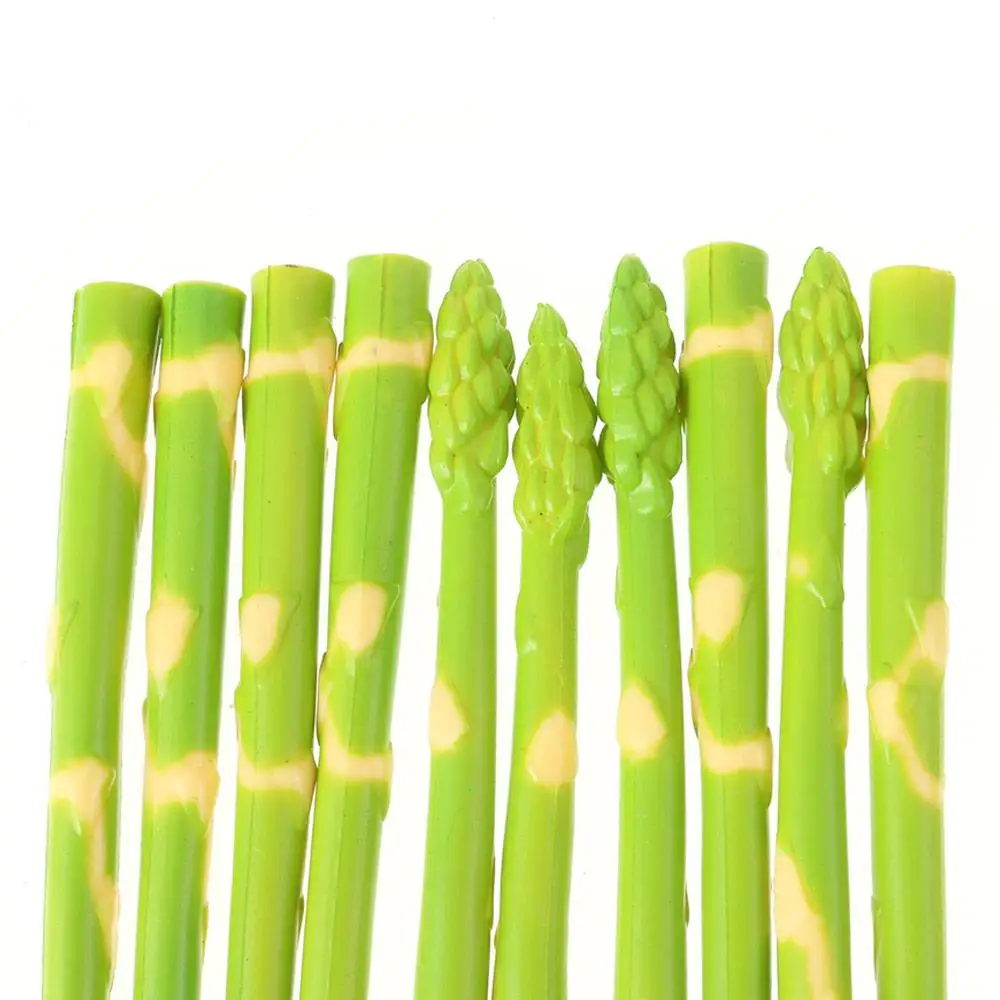 Party Decoration PVC Fake Vegetables Green Lifelike Asparagus Model Simulated Asparagus Photography Props