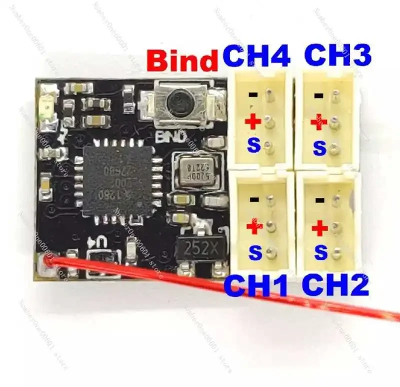 Suitable for Sanhe Sanwa M17 M12s Micro Receiver Mosquito Car Miniz Receiver GX-031 RX471