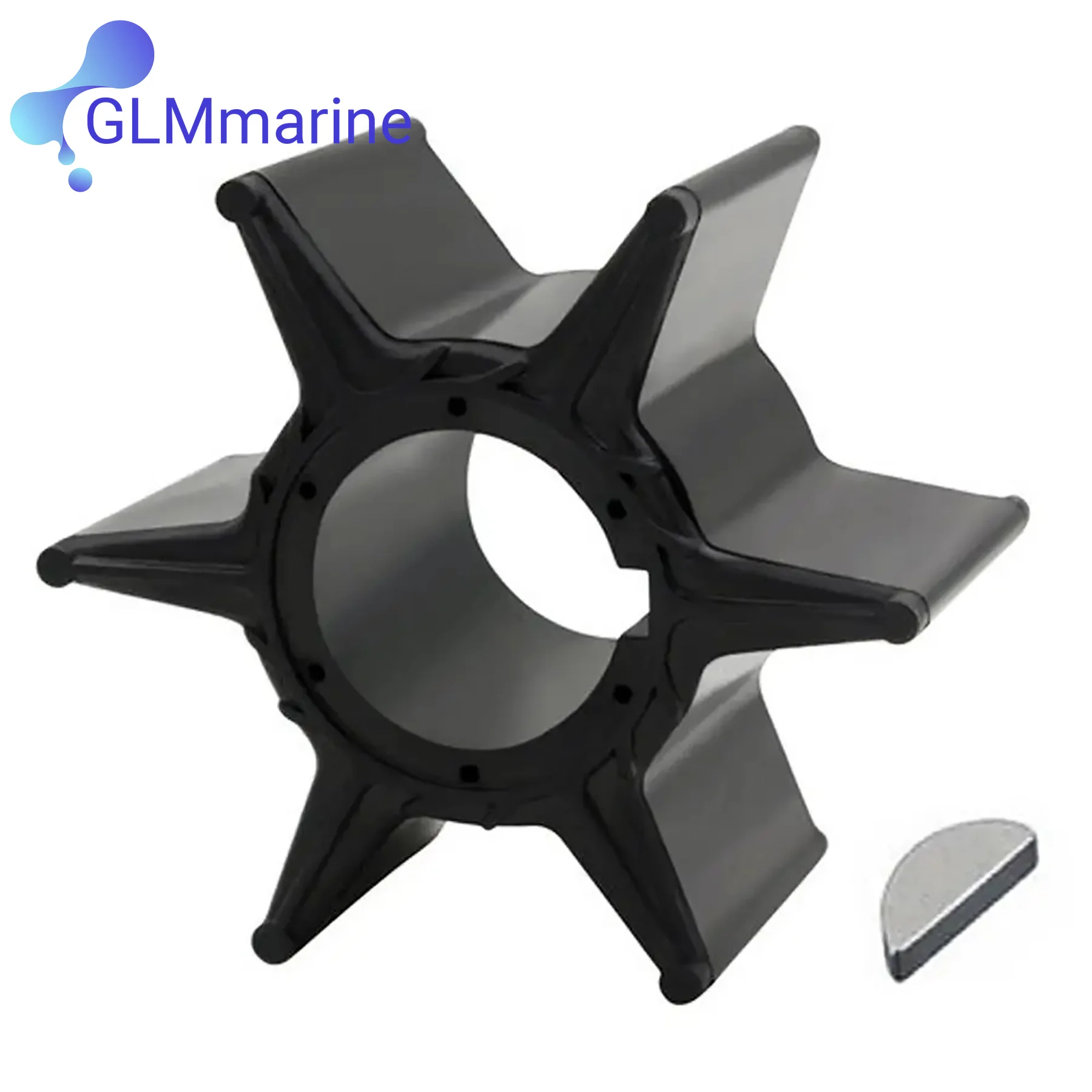 Outboard Water Pump Impeller W/ Key 688-44352-02 Fits for Yamaha 60 70 75 80 85 90 HP 2-Stroke Boat Motors 688-44352-00 18-3070
