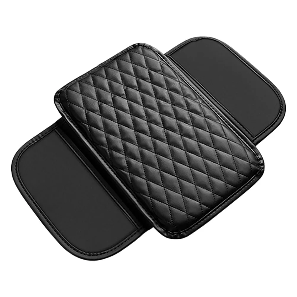 

Car Center Console Cushion Pad Classic Black Non-Slip Armrest Mat for Vehicle Interior Accessories Car Armrest Box Dust Stain