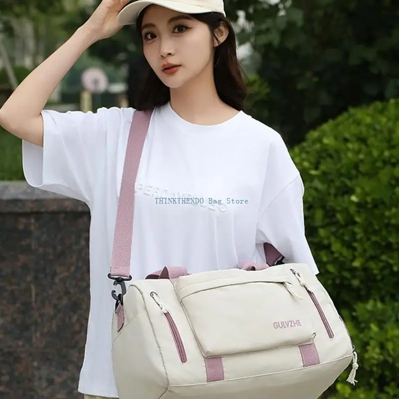 

340D Travel Bag for Women Fitness Bag with Wet and Dry Separation Overnight Bag Trip Bag Weekends Bag Training Bag Sport Bag