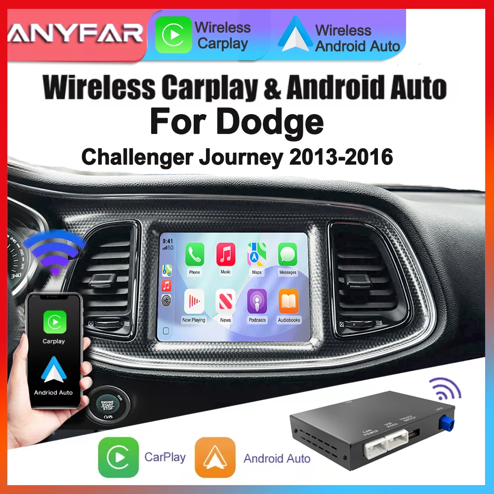Specially designed for Dodge Challenger and Journey equipped with factory 8.4‑inch screen, retain OEM parking system functions after installation view 2