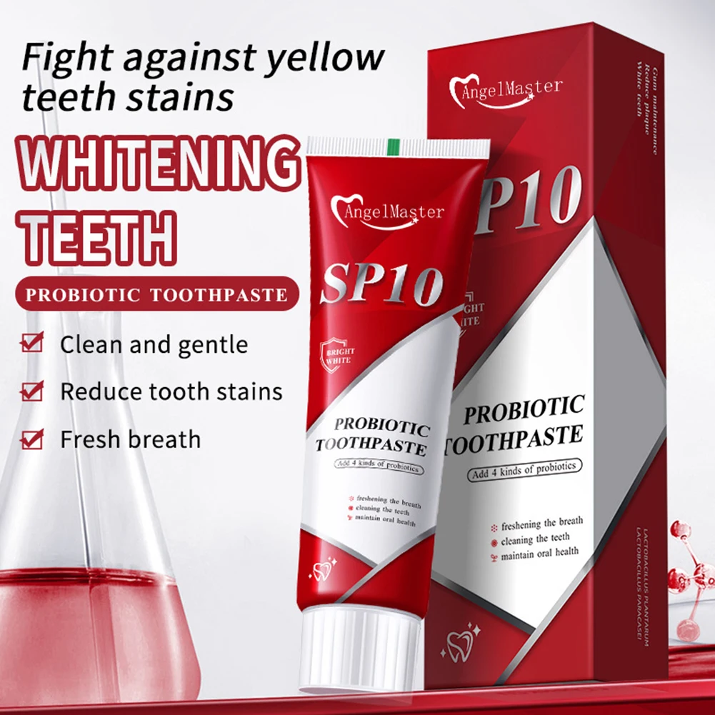 

Probiotic Toothpaste Brightening Stain Removing Gentle Mint Intensives Stain Removal Cleaning Teeth Stain Tooth Paste Oral Care