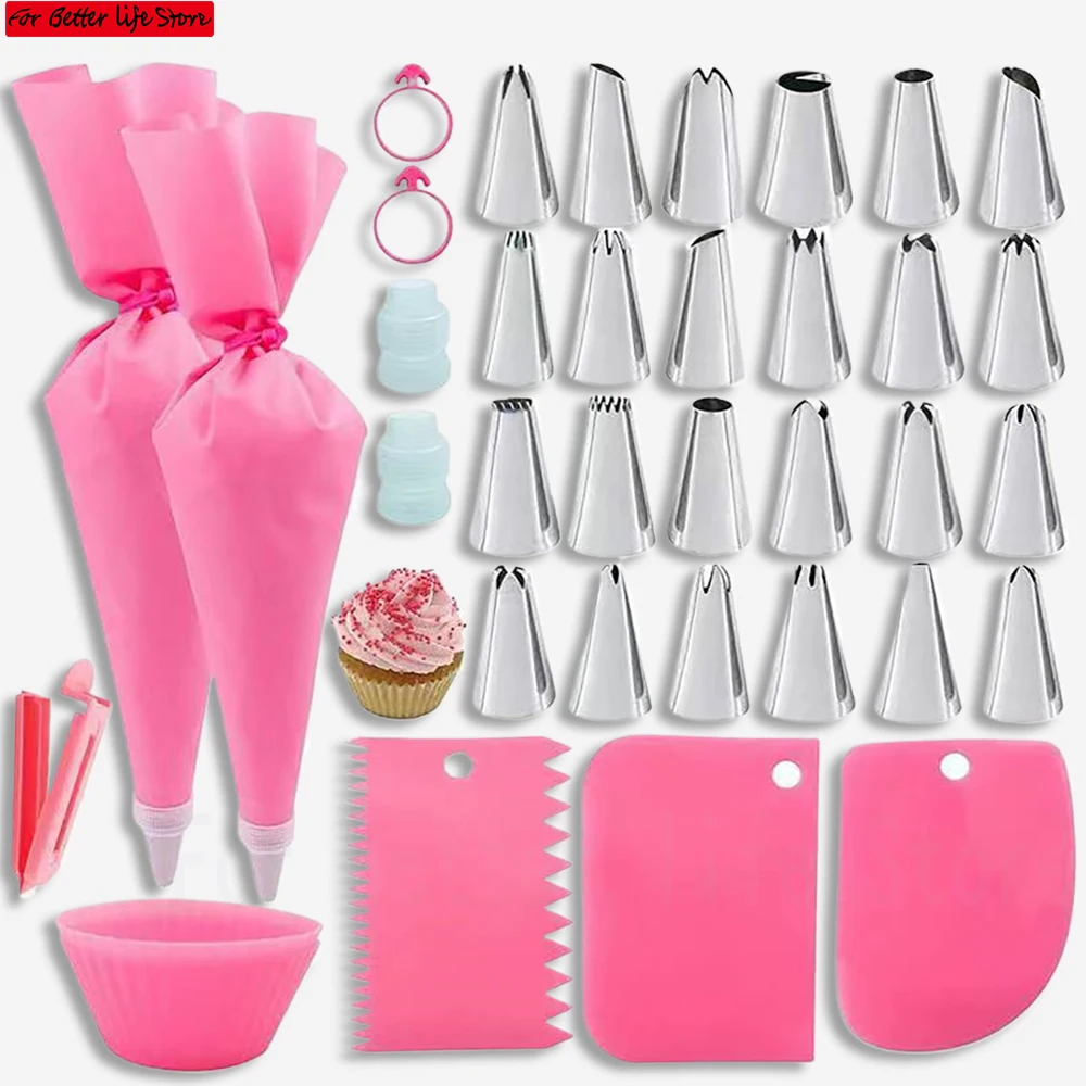 

1 piece Syringe Bag Cream Bag Kitchen DIY Cake Candy Molding Pipelines Cream Cake Decoration Tools TPU Syringe Bag Nozzle Set