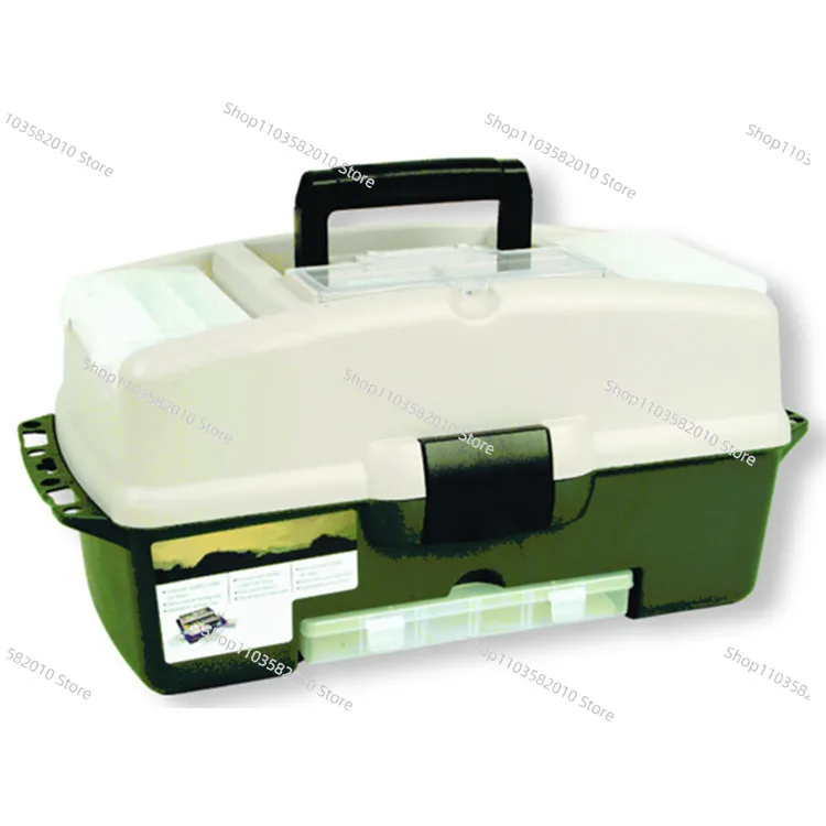 Portable multi-layer fishing gear bait box Portable electric full set Portable small fishing box with logo