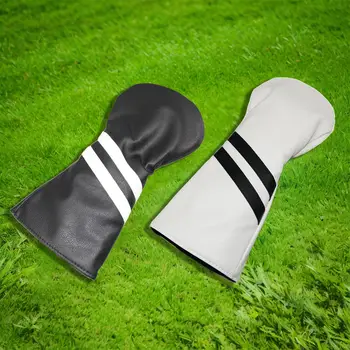 Copritesta per mazza da golf in similpelle Copritesta per legno da fairway Copritesta impermeabile per driver da golf per driver Fairway Hybrid Putter 10 best sales copritesta in legno - №5