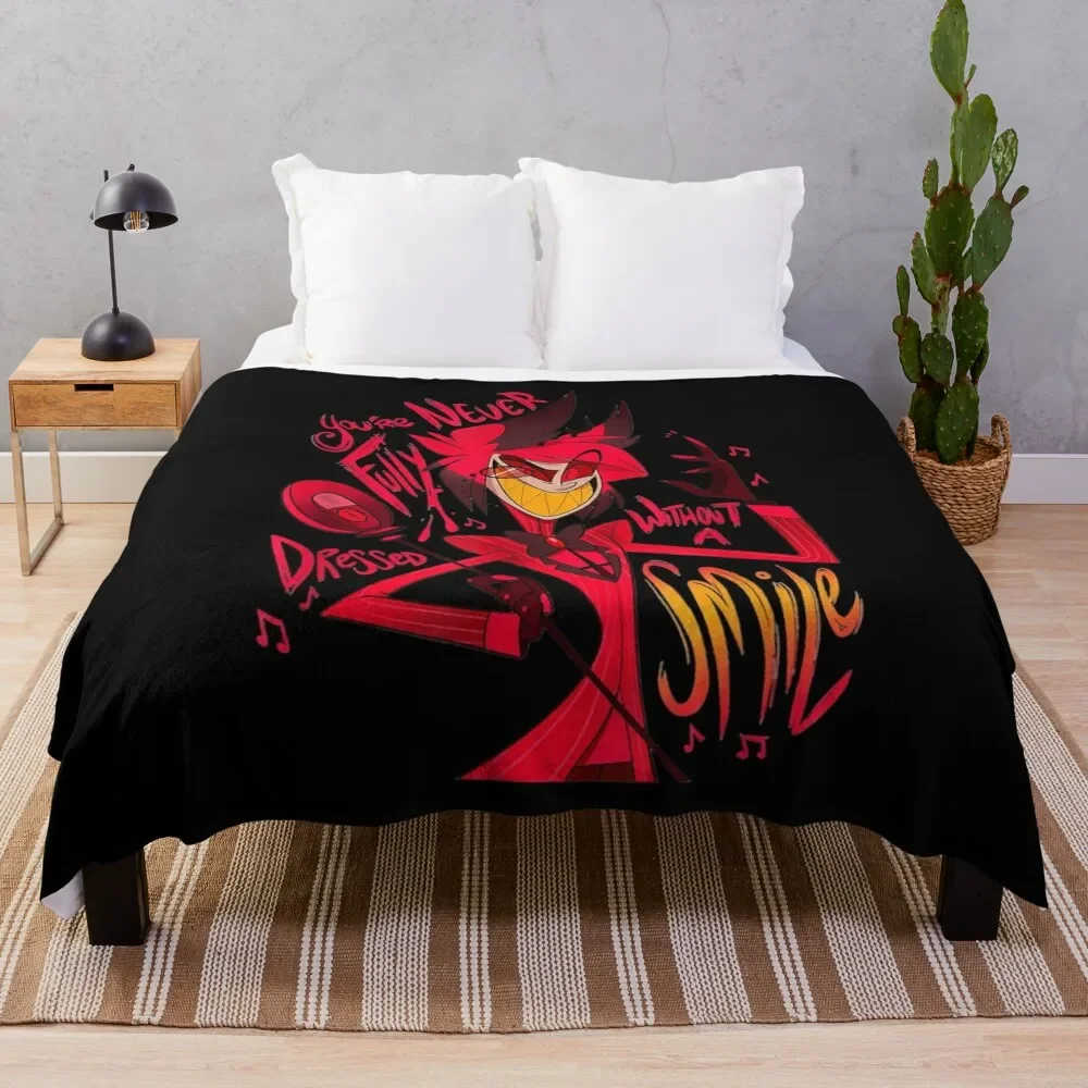 

hazbin's hotel's alastor classic Throw Blanket Summer Cool Breathable Blanket for Sleeping