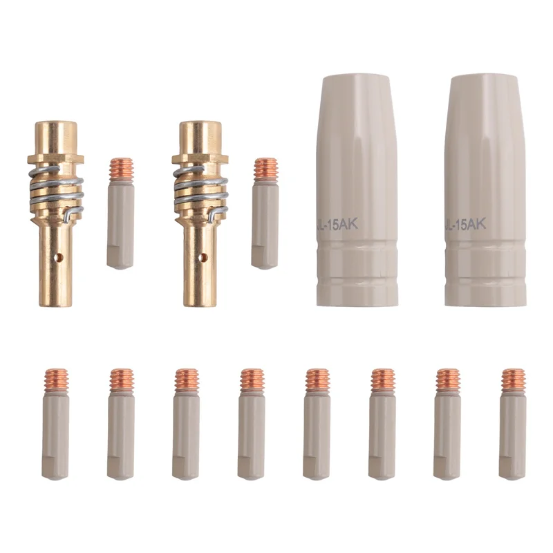 AA01-56Pcs 15AK Coating Protection Nozzle Non-Stick Welding Slag European Airless Gas Protection Machine Protective Sleeve