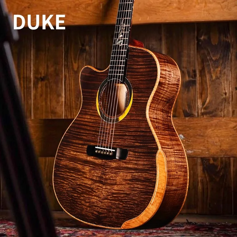 Merida 41 inch Duke Guitar Folk Guitar Solid Spruce Wood