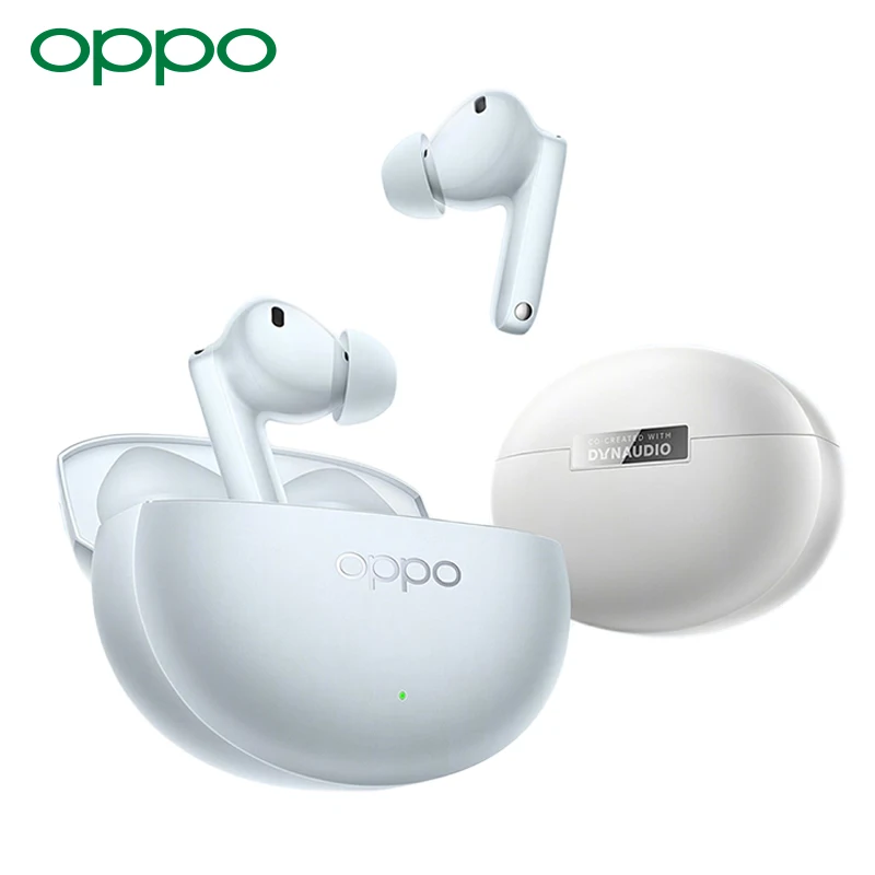 Наушники OPPO Enco Free4 TWS, беспроводные Bluetooth 5,4, наушники 55 дБ, гарнитура с активным шумоподавлением, 45 часов работы на батарейке