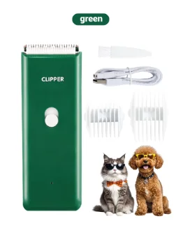 HTMCK Waterproof Silent Pet Hair Clipper, Rechargeable Grooming Trimmer for Dogs and Cats gallery 1