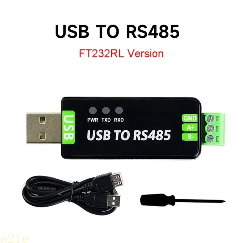 E21E WAVESHARE USB tot RS485 Seriële converter RS485 Communicatiemodule 300-921600bps Ingebouwde ESD-beschermingscircuit