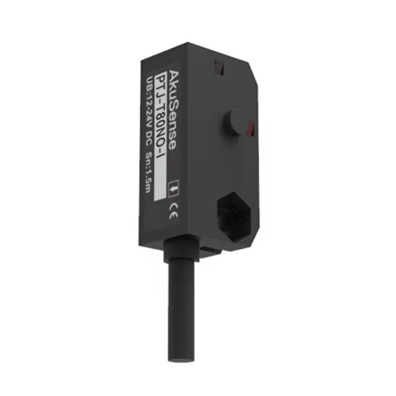24v Photoelectric Sensor NPN Light Sensor 33ms Response Time Automatic Thrum-beam Light Sensors Manufacturers Akusense