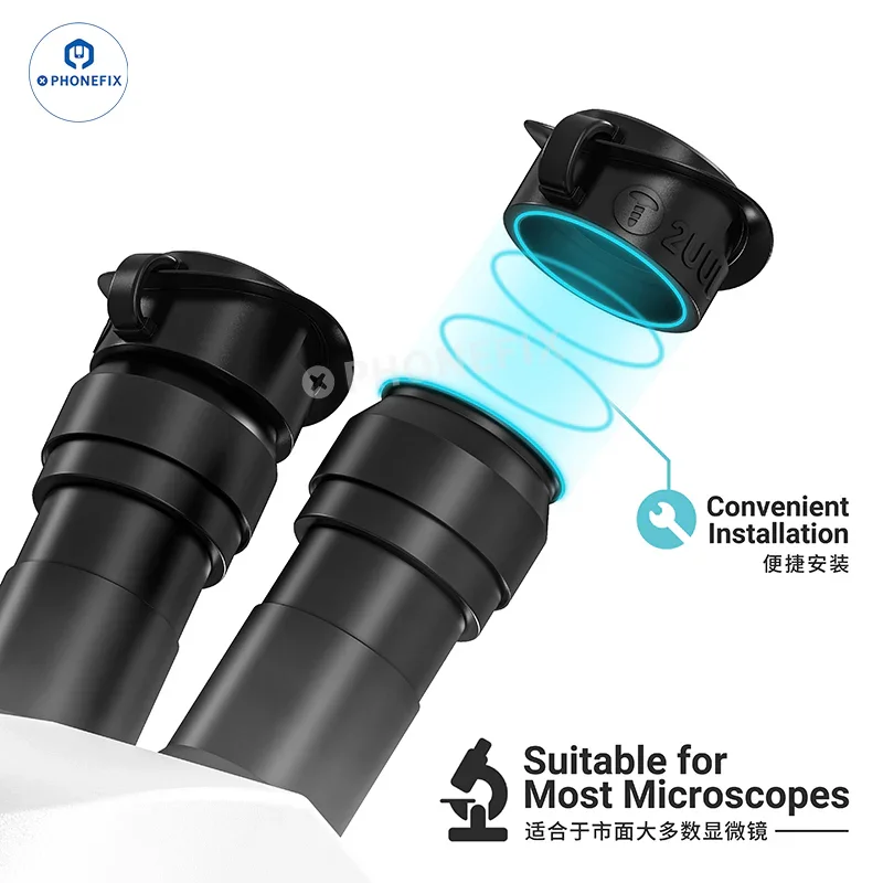 2UUL MS81 ScopeCap Dustproof Cap Soft Rubber Eyepiece Cover For Binocular Trinocular Stereo Microscope Eyepiece Lens