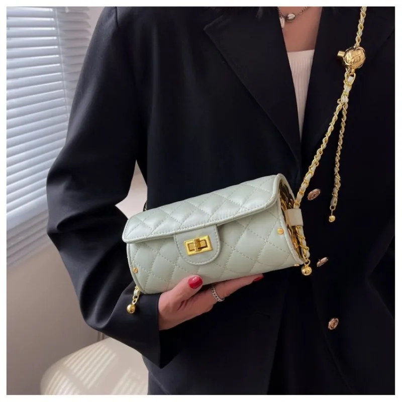 Bolso femenino, bolso de hombro minimalista elegante para mujer, bandolera portátil para uso diario y Errands