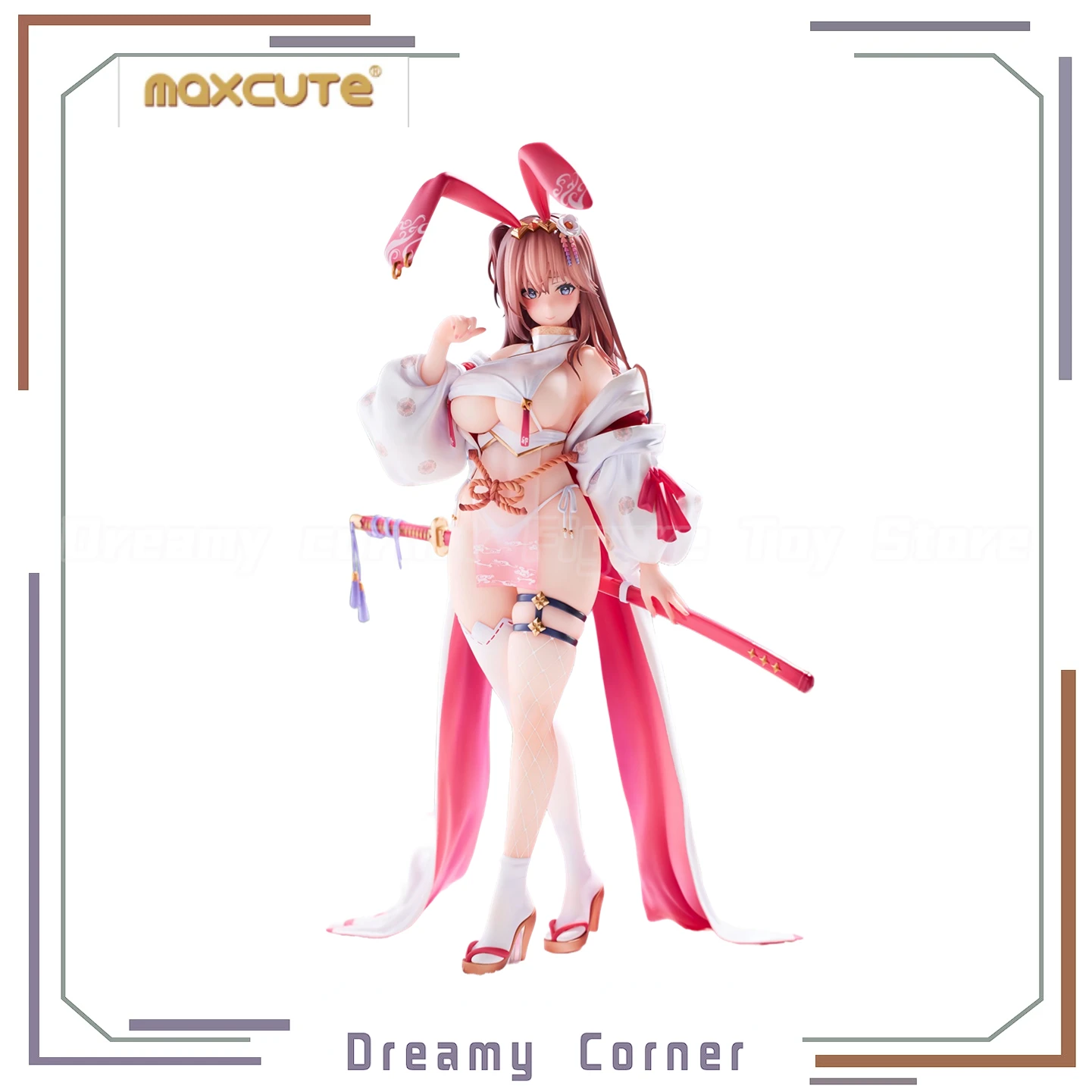 【En Stock】Original Maxcute USAMURAI Snow Rabbit Warrior -chan 1/6 figura juguetes colección modelo adornos