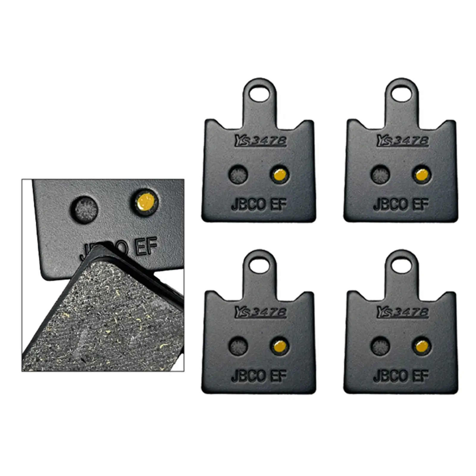 4Pcs Front Brake Pa…