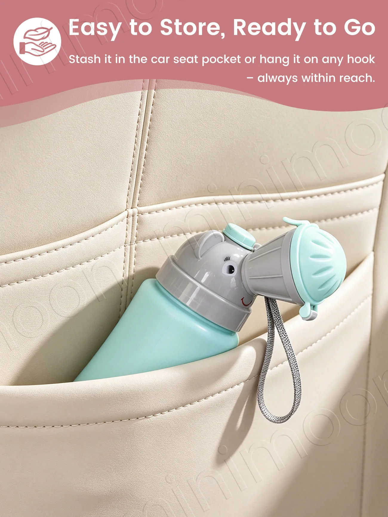 Portable Kids Travel Pee Bottle, Leak-Proof Toddler Urinal Potty Training Bottle for Boys Girls Car Outdoor Trip - view 4