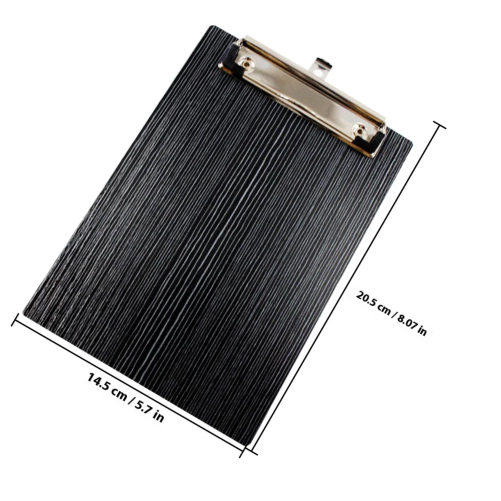 3Pcs Wooden Writing Board Clipboards Thick Portable Writing Boards for Office Home School Use Multi-Function Document Storage