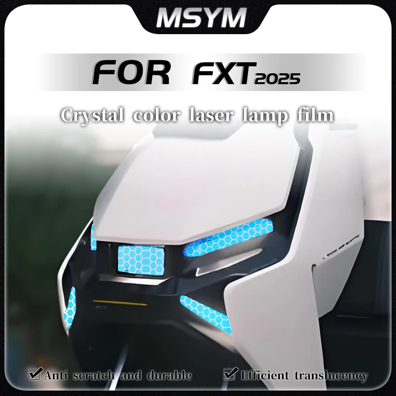 

Motorcycle Headlight film honeycomb laser protective film transparent sticker modification accessories FOR NIU FXT Fxt fxt 2025