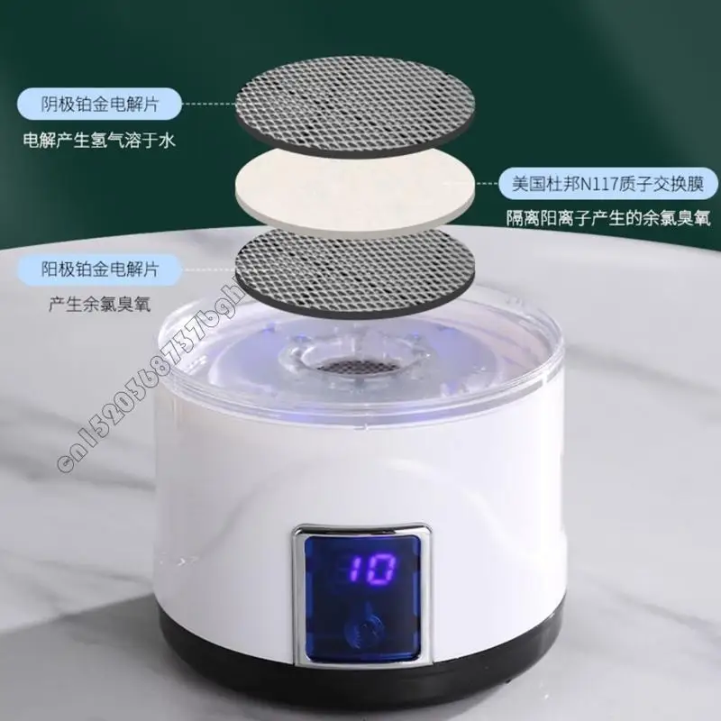 

4XFB Travel Friendly 1000ML Portable H Water Generator Bottle Improves Water Quality Quickly for Home Office and Travel