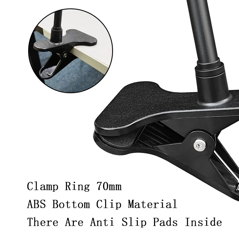 No Drill Clip-On Camera Mount Infant Monitor Support Bracket Crib Watching Holder Punch-Free Clamp Rack Toddler Safety