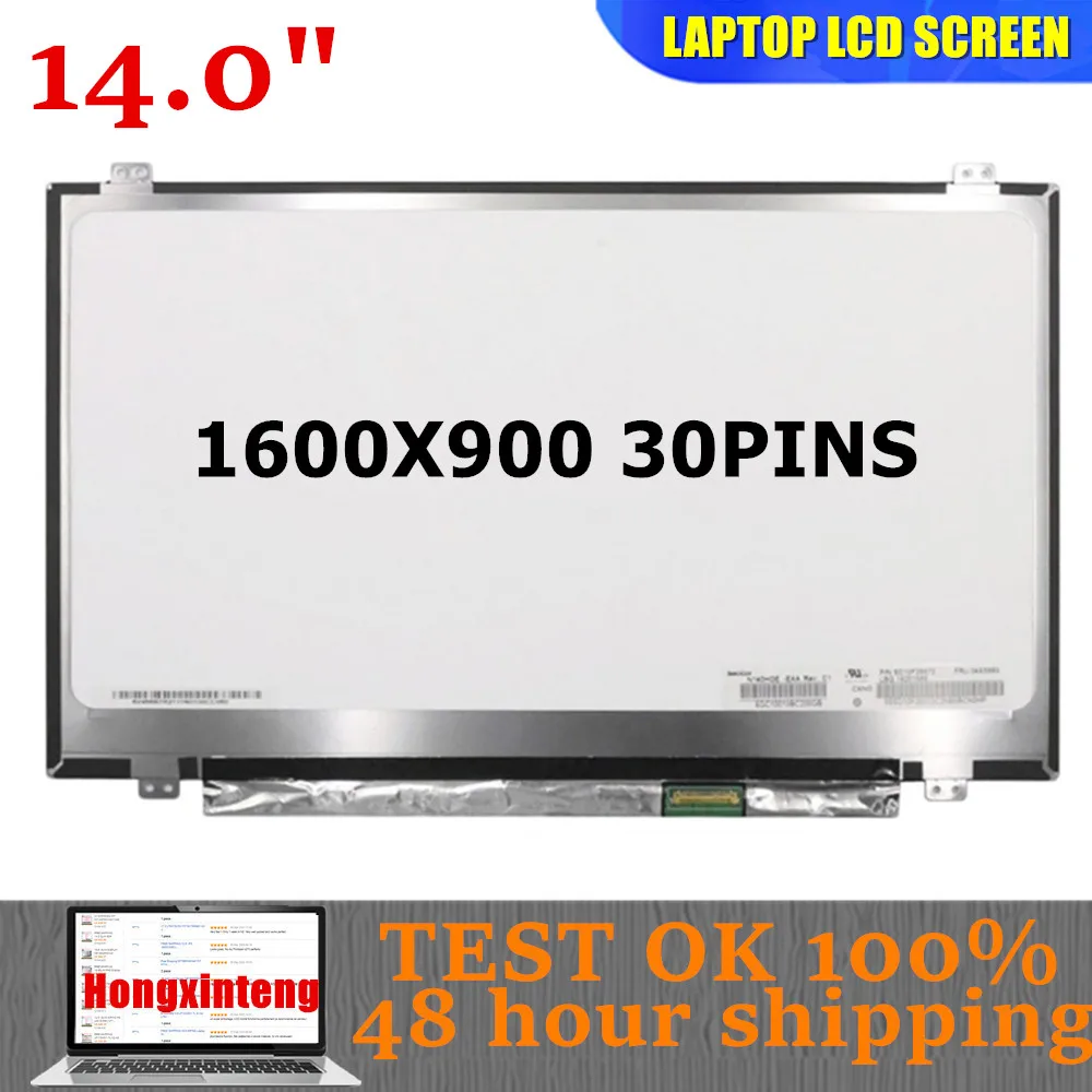 

N140FGE-EA2 LTN140KT13 LP140WD2 TPB1 B140RTN02.3 Оригинальный 14-дюймовый тонкий ЖК-экран для ноутбука 1600X900 30 контактов для HP 840