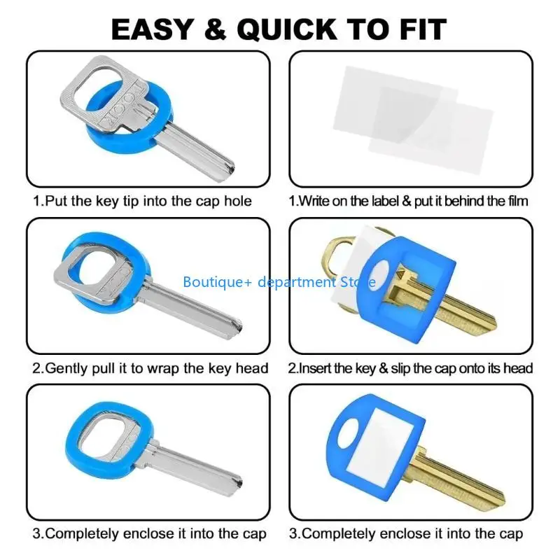 

E1pd с несколькими цветными упругими ключами маркеры для быстрого идентификации и защиты, включающих в себя круглые и квадратные