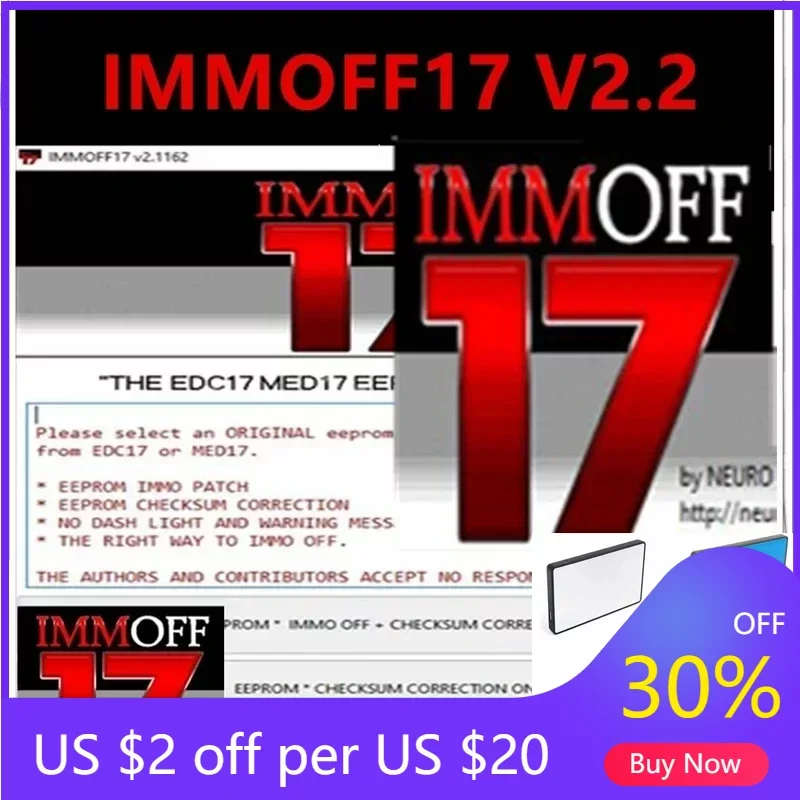 

Newest iMMOFF17 Software EDC17 Immo Off Ecu Program NEUROTUNING Immoff17 Disabler Download and install video guide Auto Repair