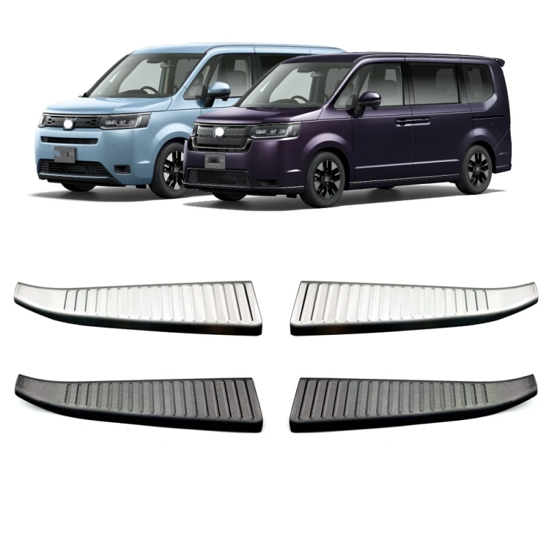 لهوندا Stepwgn spada الهواء RP6 RP7 RP8 2022 2023 الخلفي الجذع الداخلي الخلفي الوفير عتبة الباب لوحة معدات الحماية غطاء الملحقات #6