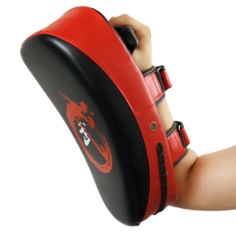 Arc Foot Target Boxer Training Pad With High Density EVA Inner Core PU Outer Layer For Muay Thai Boxing Club Gym Sanda Training