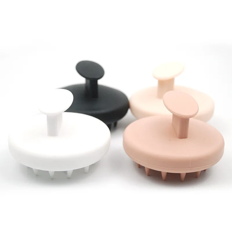 Full Silicone Shampoo Brush Scalp Massage Brushes Soft Head Massager Brush Hair Scalp Massager for Hair Growth 콤부차 Barberia