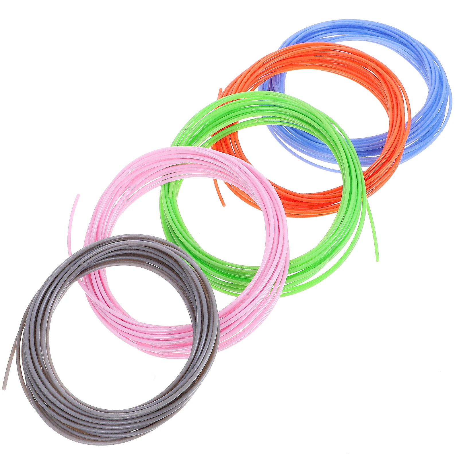 

5 Colors 1.75mm for 3D Pen Printer 25m Smooth High Toughness Non Clogging Plastic 3D Printing Consumables